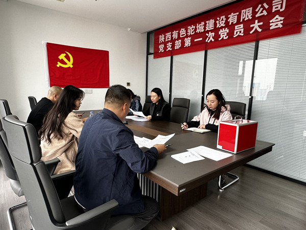 凝心聚力啟新程，有色駝城黨支部正式成立！